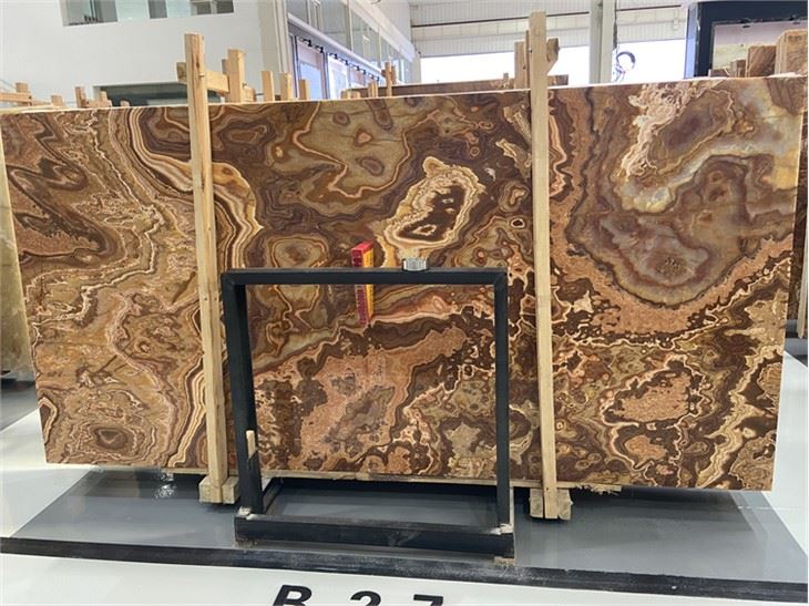 Tiger Onyx Brown Onyx tấm mờ