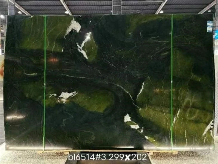Avocatus Quartzite Avocado Green Dining Table