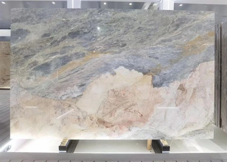 Italy Breccia Oniciata Blue Marble Wall Decor